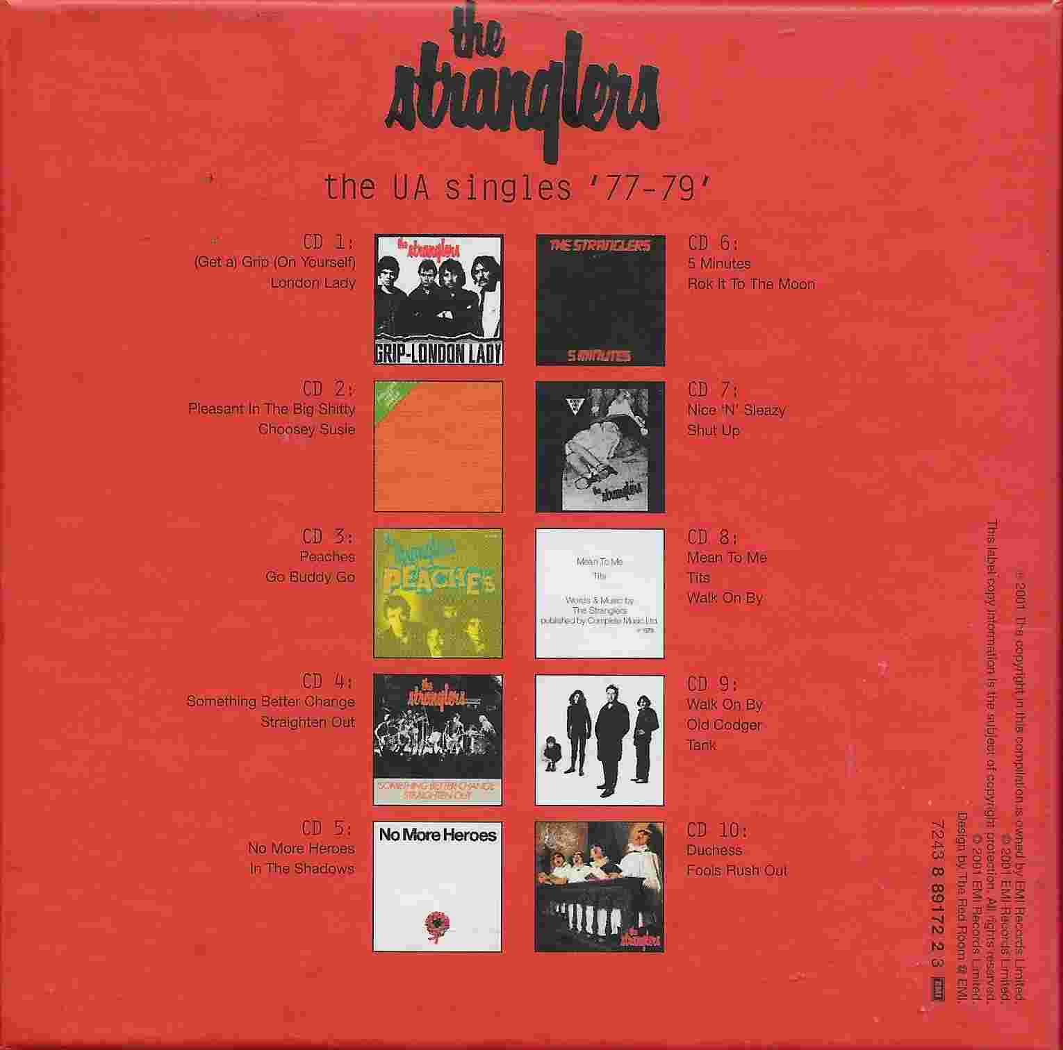 Picture of 889172 2 The UA singles 1977-1979 by artist The Stranglers  from The Stranglers